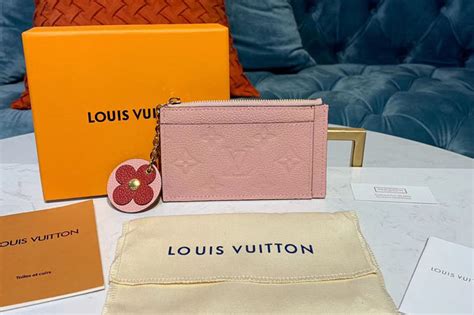 louis vuitton card holder pink|louis vuitton empreinte card holder.